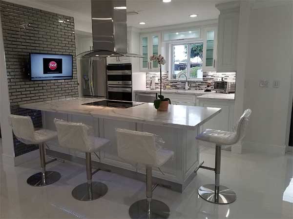 Kitchen Island Installation